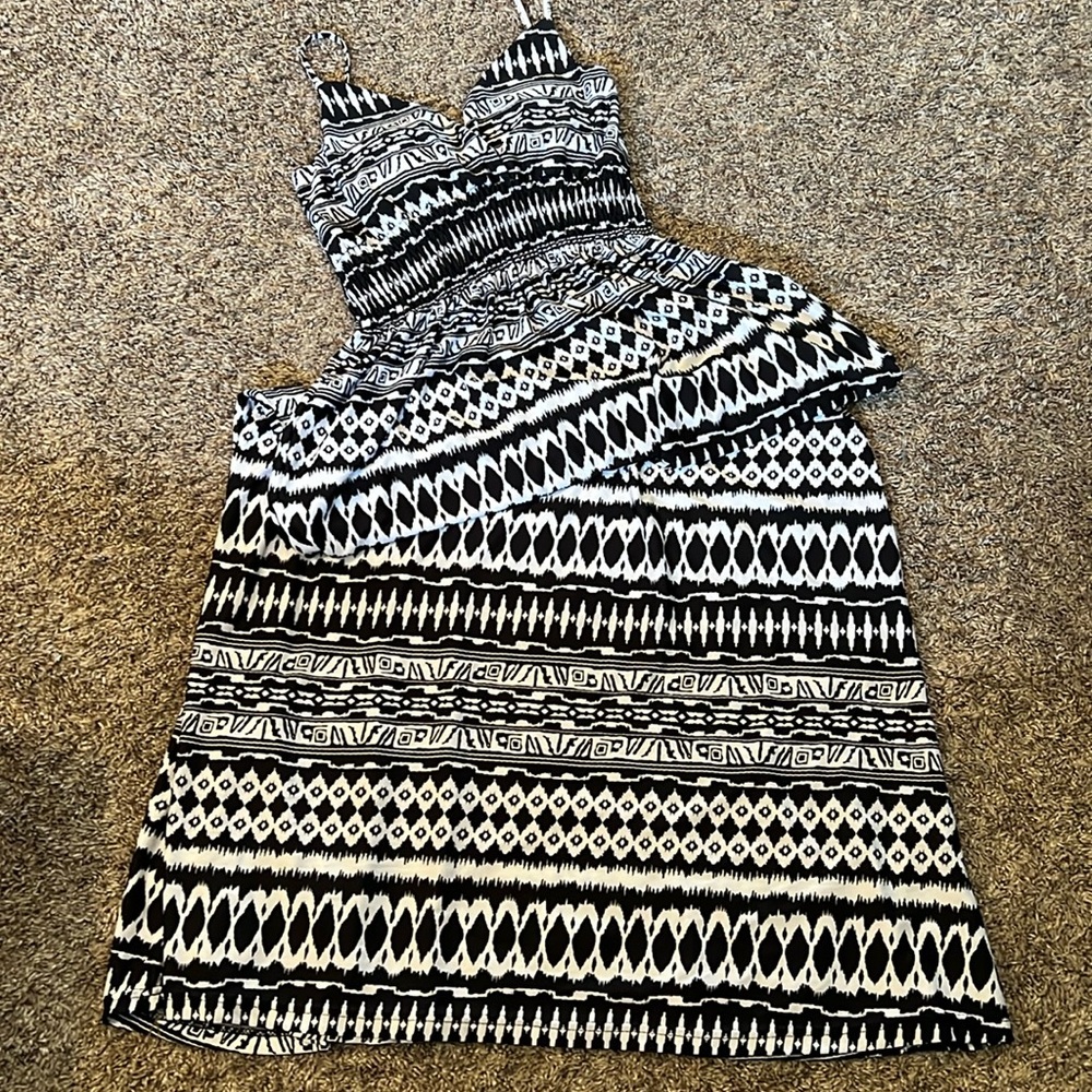Black and white sundress